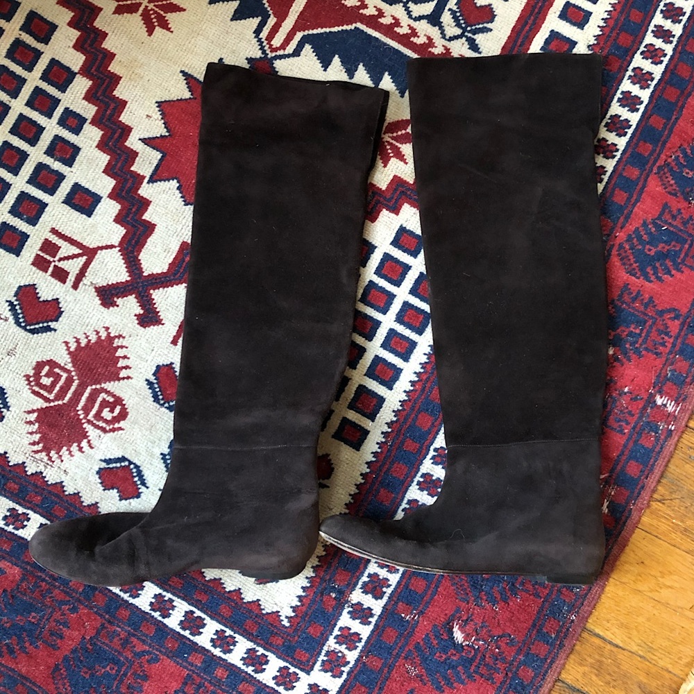 Italian Brown Suede Boots
